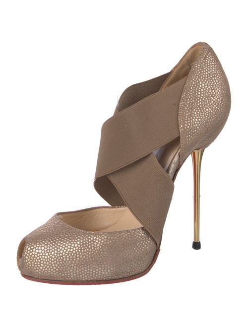 Christian Louboutin Leather D'Orsay Pumps