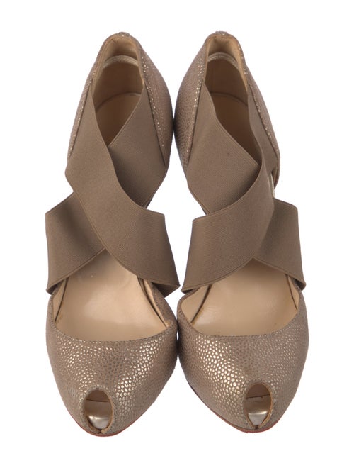 Christian Louboutin Leather D'Orsay Pumps