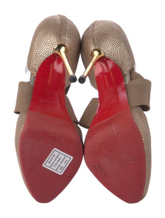 Christian Louboutin Leather D'Orsay Pumps