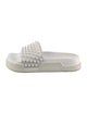 Christian Louboutin Spike Accents Rubber Slides