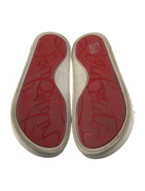 Christian Louboutin Spike Accents Rubber Slides