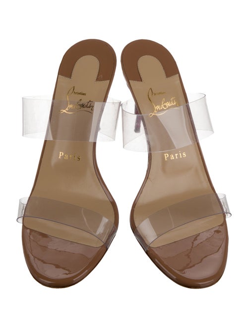 Christian Louboutin Patent Leather Slides