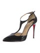 Christian Louboutin Patent Leather T-Strap Pumps