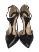 Christian Louboutin Patent Leather T-Strap Pumps