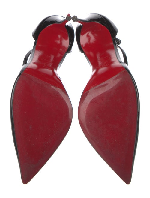 Christian Louboutin Patent Leather T-Strap Pumps