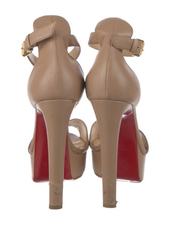 Christian Louboutin Leather D'Orsay Pumps