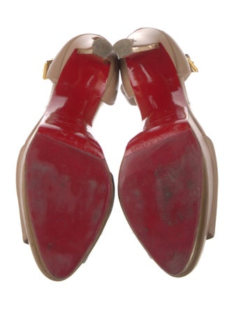 Christian Louboutin Leather D'Orsay Pumps