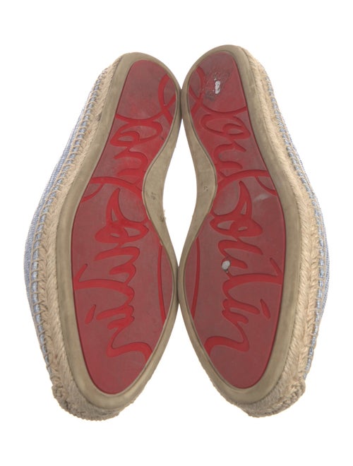 Christian Louboutin Raffia Patterned Espadrilles