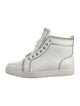 Christian Louboutin Leather Crystal Embellishments Sneakers