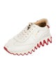 Christian Louboutin Spike Accents Leather Sneakers