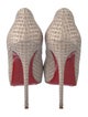 Christian Louboutin Spike Accents Glitter Accents Pumps