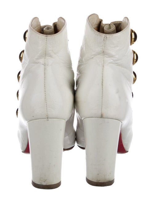 Christian Louboutin Leather Lace-Up Boots