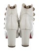 Christian Louboutin Leather Lace-Up Boots