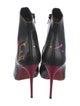 Christian Louboutin Spike Accents Leather Boots