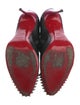 Christian Louboutin Spike Accents Leather Boots