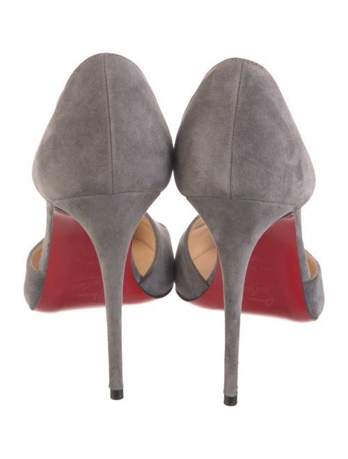 Christian Louboutin Suede D'Orsay Pumps