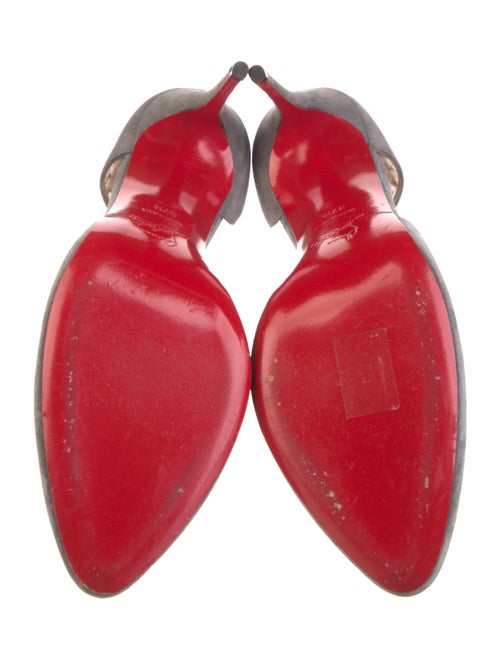 Christian Louboutin Suede D'Orsay Pumps