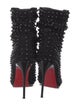 Christian Louboutin Spike Accents Suede Boots
