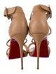 Christian Louboutin Spike Accents Leather Sandals