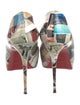 Christian Louboutin Patent Leather Printed Pumps