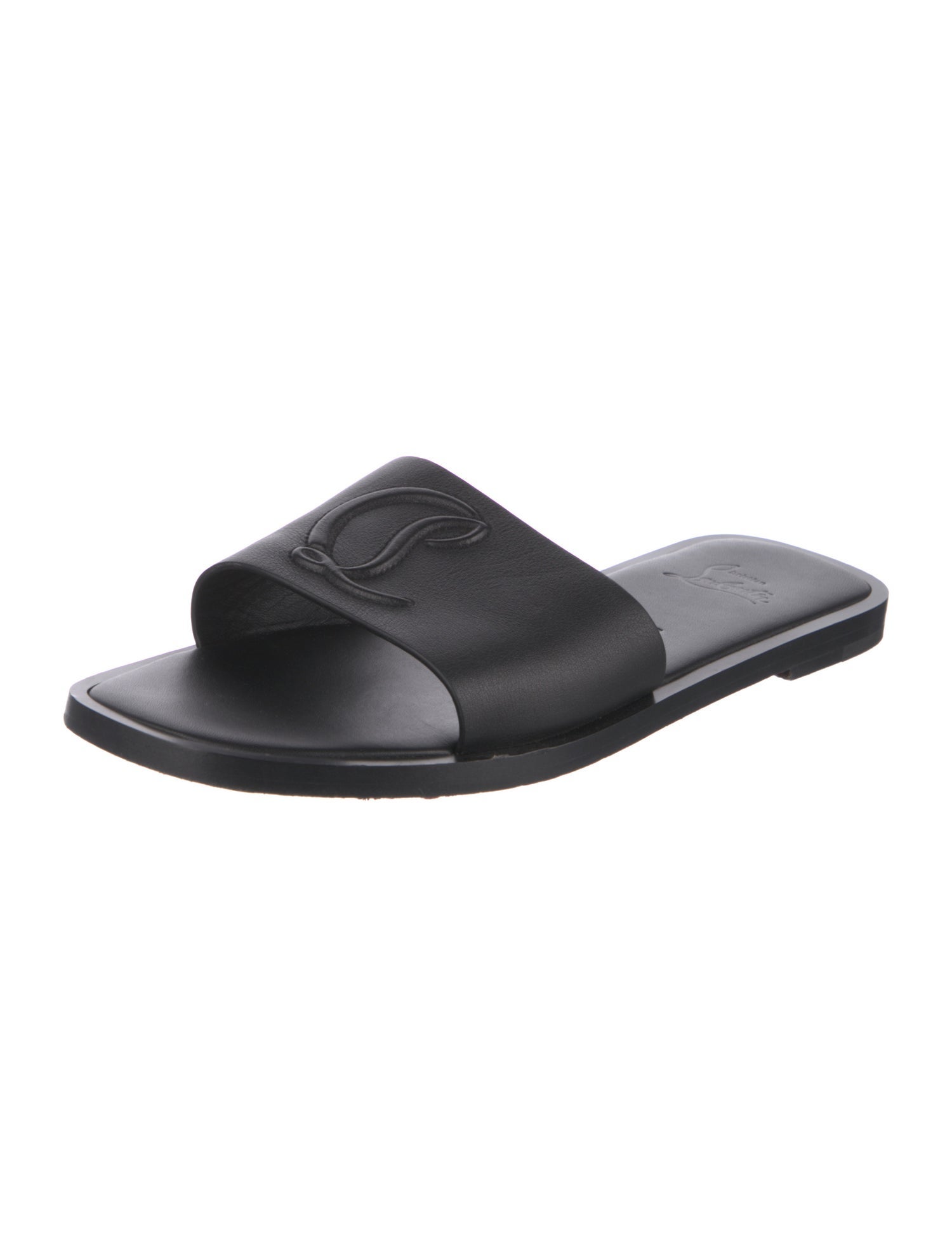 Christian Louboutin Leather Slides