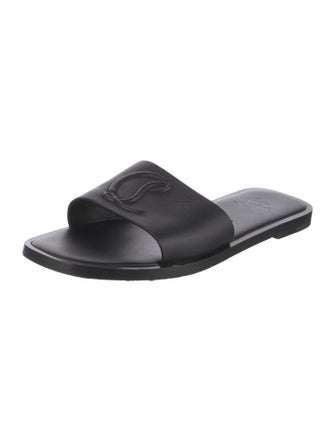 Christian Louboutin Leather Slides