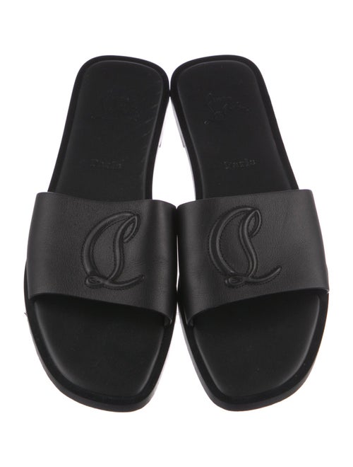 Christian Louboutin Leather Slides