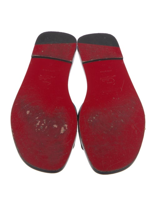 Christian Louboutin Leather Slides