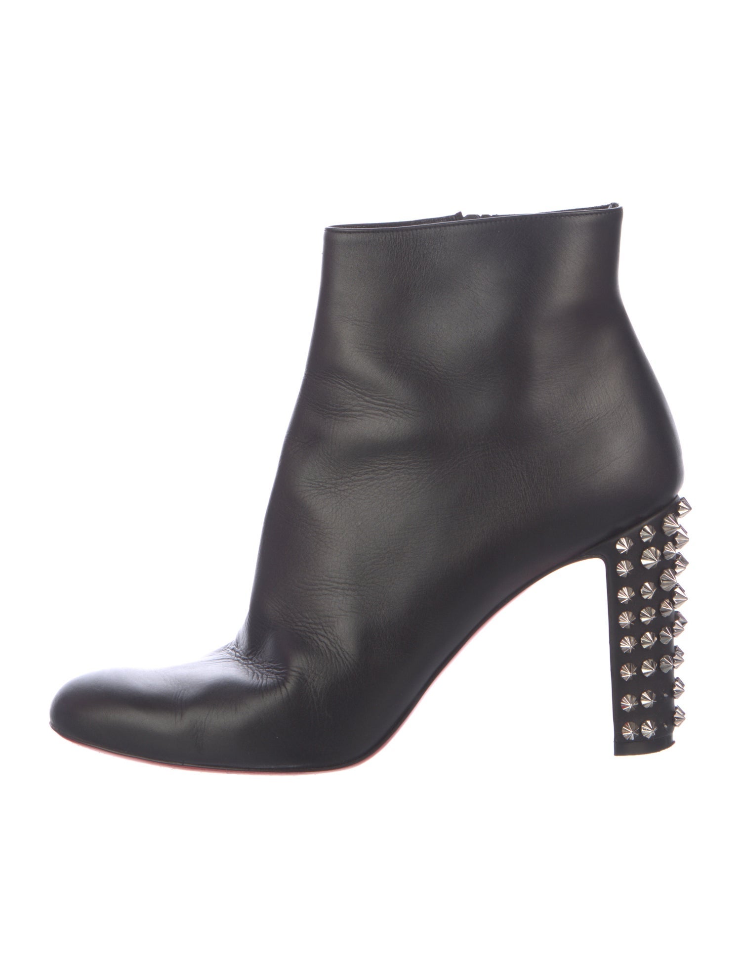 Christian Louboutin Suzi Folk 85 Spike Accents Boots