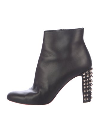 Christian Louboutin Suzi Folk 85 Spike Accents Boots