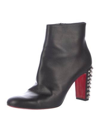 Christian Louboutin Suzi Folk 85 Spike Accents Boots