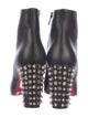 Christian Louboutin Suzi Folk 85 Spike Accents Boots