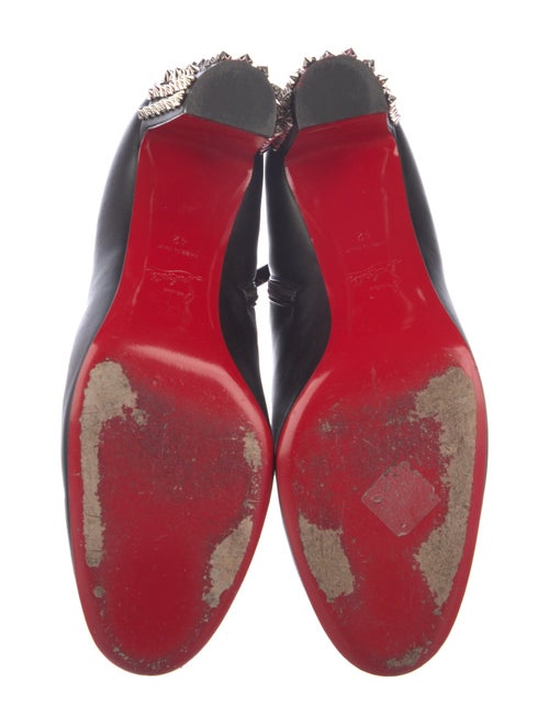 Christian Louboutin Suzi Folk 85 Spike Accents Boots
