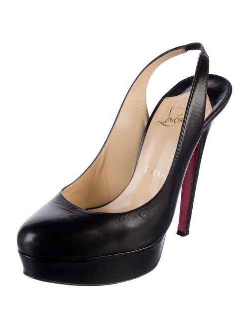 Christian Louboutin Bianca Leather Slingback Pumps