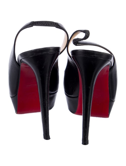 Christian Louboutin Bianca Leather Slingback Pumps