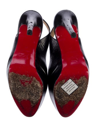 Christian Louboutin Bianca Leather Slingback Pumps