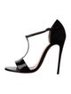 Christian Louboutin Patent Leather T-Strap Sandals