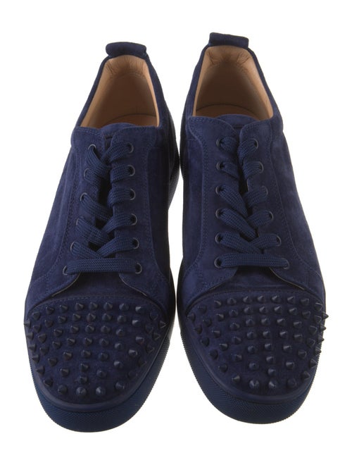 Christian Louboutin Suede Studded Accents Sneakers