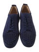 Christian Louboutin Suede Studded Accents Sneakers