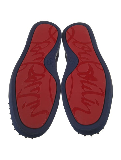 Christian Louboutin Suede Studded Accents Sneakers