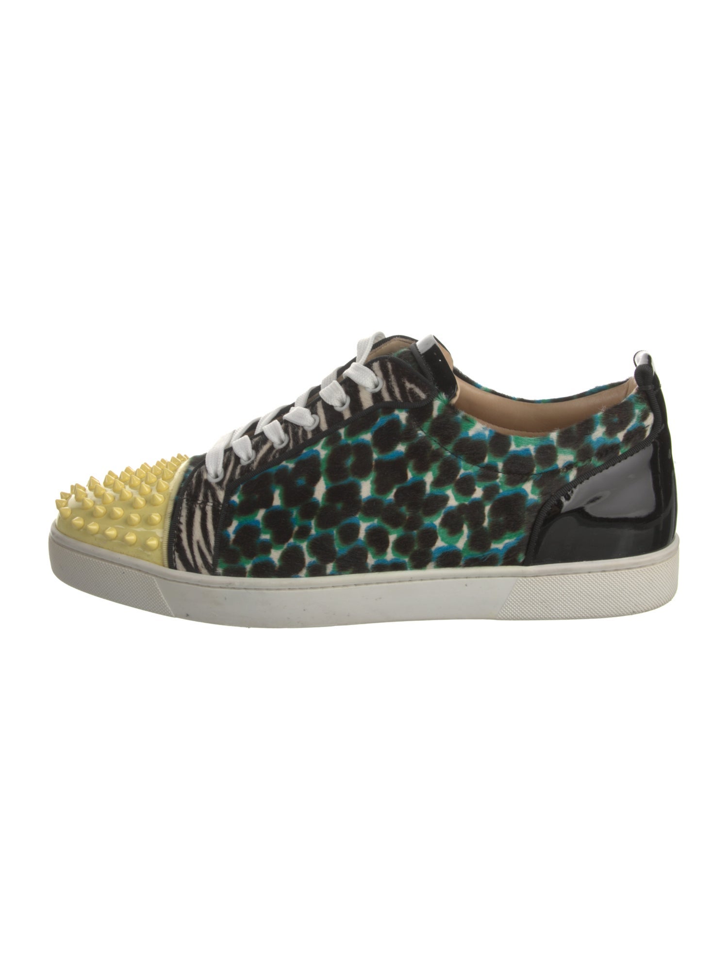 Christian Louboutin Ponyhair Animal Print Sneakers