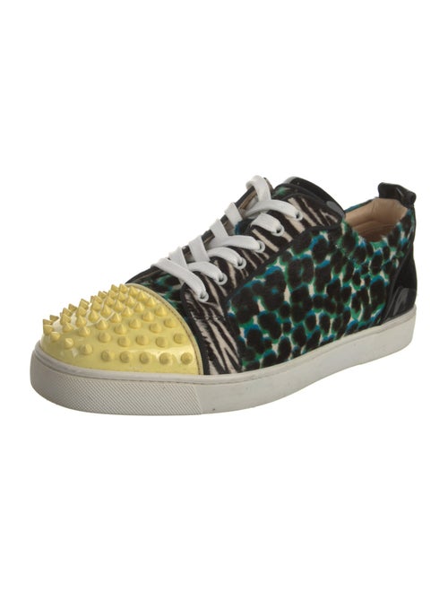 Christian Louboutin Ponyhair Animal Print Sneakers