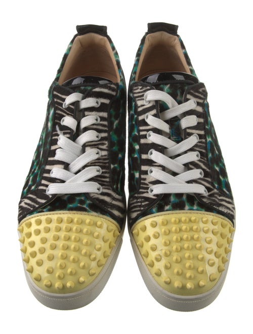 Christian Louboutin Ponyhair Animal Print Sneakers