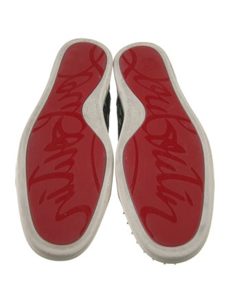 Christian Louboutin Ponyhair Animal Print Sneakers