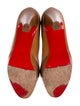 Christian Louboutin Leather Cutout Accent Pumps