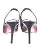Christian Louboutin Patent Leather Slingback Sandals