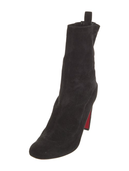 Christian Louboutin Suede Sock Boots