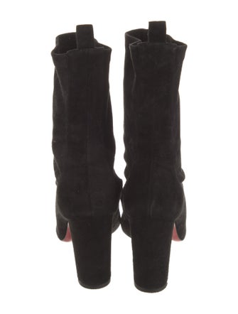 Christian Louboutin Suede Sock Boots