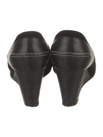 Christian Louboutin Suede Cutout Accent Pumps