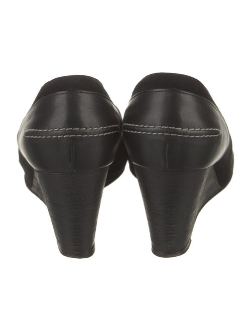 Christian Louboutin Suede Cutout Accent Pumps